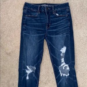 american eagle dark wash jeans